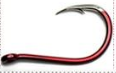 Load image into Gallery viewer, DARK RED Bend Mouth Triangular Fast Attack Fishing Hooks