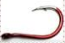 Load image into Gallery viewer, DARK RED Bend Mouth Triangular Fast Attack Fishing Hooks