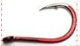 Load image into Gallery viewer, DARK RED Bend Mouth Triangular Fast Attack Fishing Hooks