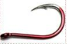 DARK RED Bend Mouth Triangular Fast Attack Fishing Hooks