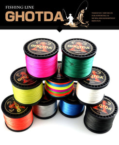 GREEN Stunning 4 Strands Fishing Line