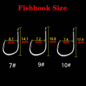 2PCS Explosion String Carbon Steel Hooks