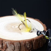 Load image into Gallery viewer, Rotating Sequins Feathered Fishing Lure