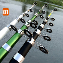 Load image into Gallery viewer, Carbon Fiber Telescopic Fishing Pole