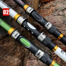 Load image into Gallery viewer, Carbon Fiber Telescopic Fishing Pole