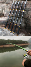 Load image into Gallery viewer, Carbon Fiber Telescopic Fishing Pole