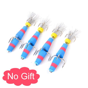 4PCS Soft Swim Popper Lures