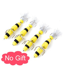 Load image into Gallery viewer, 4PCS Soft Swim Popper Lures