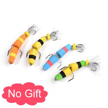 Load image into Gallery viewer, 4PCS Soft Swim Popper Lures