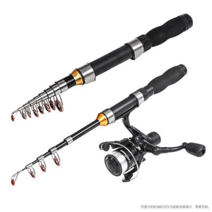 Ultralight Travel Stalking Pike Fishing Spinning Pole