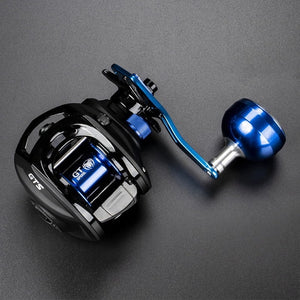 Stainless Steel Extended Handle Knob Baitcasting Reel