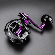 Load image into Gallery viewer, Stainless Steel Extended Handle Knob Baitcasting Reel