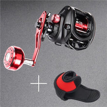 Load image into Gallery viewer, Stainless Steel Extended Handle Knob Baitcasting Reel