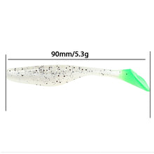 Load image into Gallery viewer, 12PCS Soft Worm Silicone Swim Baits