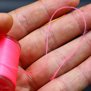 UV colored filament thread