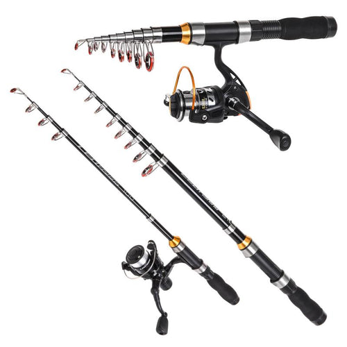 Ultralight Travel Stalking Pike Fishing Spinning Pole