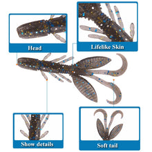 Load image into Gallery viewer, 12PCS Wobbler and Spinning Shrimp Soft Baits