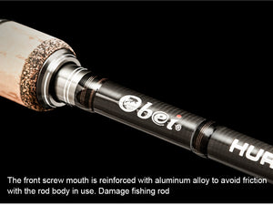 3-section Baitcasting Travel Fishing Rod