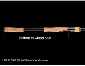 3-section Baitcasting Travel Fishing Rod