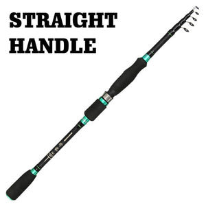 Carbon Straight/Gun Handle Telescopic Fishing Pole