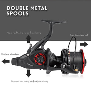 9000 Series Double Spools Fishing Reel