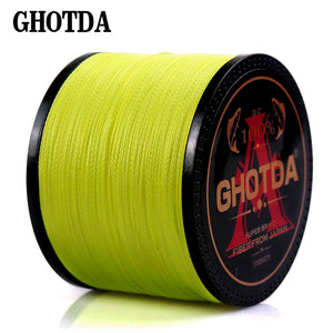 YELLOW Stunning 4 Strands Fishing Line