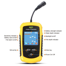 Load image into Gallery viewer, Portable Sonar Fish Finder and Transducer Combo