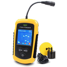 Load image into Gallery viewer, Portable Sonar Fish Finder and Transducer Combo