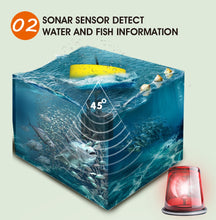 Load image into Gallery viewer, Portable Sonar Fish Finder and Transducer Combo