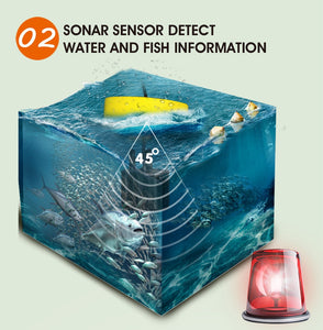 Portable Sonar Fish Finder and Transducer Combo