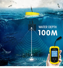 Load image into Gallery viewer, Portable Sonar Fish Finder and Transducer Combo