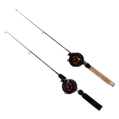 Outdoor Portable Winter Ice Fishing Rods and Reels Combo