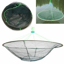 Load image into Gallery viewer, Steel Wire Retractable Landing Fishing Net