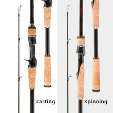 Load image into Gallery viewer, 3-section Baitcasting Travel Fishing Rod