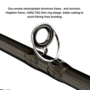 3-section Baitcasting Travel Fishing Rod