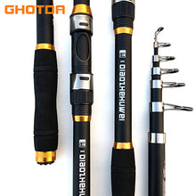 Load image into Gallery viewer, Carbon Fiber Telescopic Fishing Pole