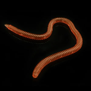 20PCS Red Simulation Fishing Earthworms