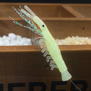 5PCS Luminous Shrimp Hooks