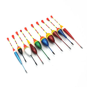 10PCS Mix Color Bobber Light Stick Float