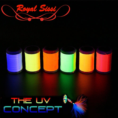 UV colored filament thread