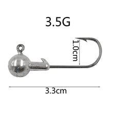 Load image into Gallery viewer, 10PCS Spherical Lead Head Hooks