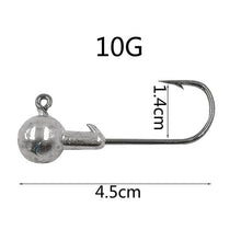 Load image into Gallery viewer, 10PCS Spherical Lead Head Hooks