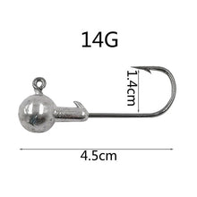 Load image into Gallery viewer, 10PCS Spherical Lead Head Hooks