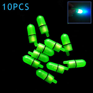 10PCS Portable LED Light Fishing Float