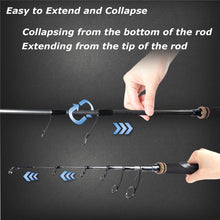 Load image into Gallery viewer, Stalker Telescopic Fishing Spinning Rod