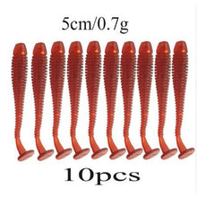 Load image into Gallery viewer, 10PCS Soft Worm Fishing Lures