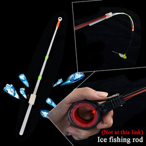 20PCS Mini Winter Ice Fishing Poles