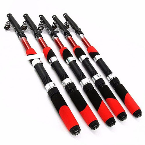 Telescopic Glass Fiber Fishing Rod