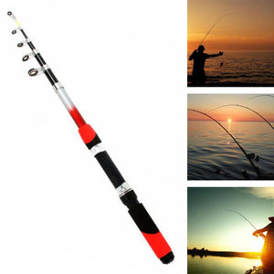 Telescopic Glass Fiber Fishing Rod