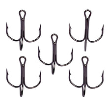 Load image into Gallery viewer, 10 PCS Black Carbon Steel Fishing Hooks